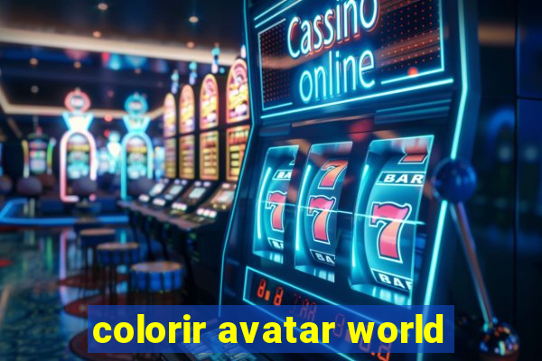 colorir avatar world